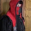 Akku splitleather hood - Red - Celtic Webmerchant