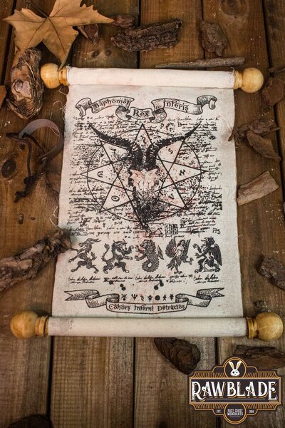 Summoner Scroll with leather Strap - Celtic Webmerchant