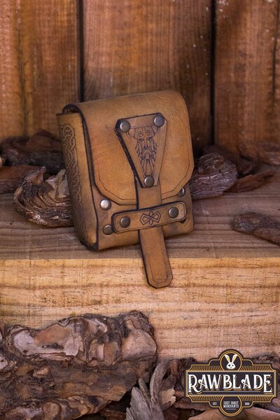 Bormund Pouch Small - Brown - Celtic Webmerchant