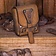 Rawblade Mały woreczek Bormund - brązowy - Celtic Webmerchant