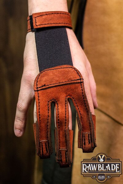Archery Glove Kane - Orange - Celtic Webmerchant