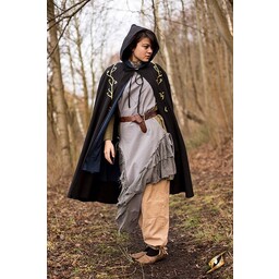 Embroidered cloak Terra, brown - Celtic Webmerchant