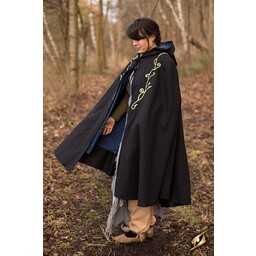 Embroidered cloak Terra, brown - Celtic Webmerchant