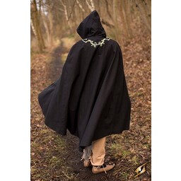 Embroidered cloak Terra, brown - Celtic Webmerchant