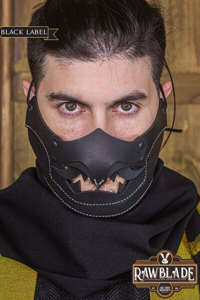 Matsu Leder Mempo - Schwarz - Celtic Webmerchant