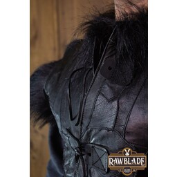 Raven Leather Jerkin - Celtic Webmerchant