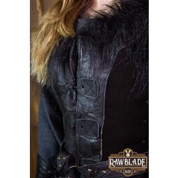 Raven Leather Jerkin, kvinde - Celtic Webmerchant