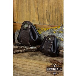 Grande Pochette Wanderer - Cuir Marron - Celtic Webmerchant