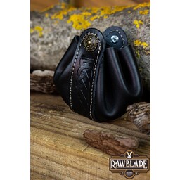 Bolso Wanderer Pequeño - Cuero Negro - Celtic Webmerchant