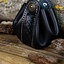 Wanderer Pouch Small - Schwarzes Leder - Celtic Webmerchant