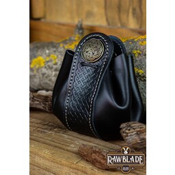 Bolso Wanderer Grande - Cuero Negro - Celtic Webmerchant