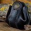 Wanderer Pouch Big - Svart Läder - Celtic Webmerchant