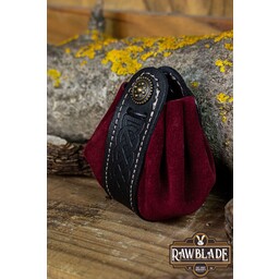 Bolso Wanderer Pequeño - Serraje Rojo Sangre - Celtic Webmerchant