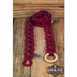 Ceinture Altea en croûte de cuir - Rouge - Celtic Webmerchant