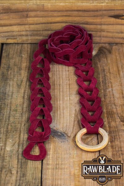 Altea Splitleather Belt - Red - Celtic Webmerchant
