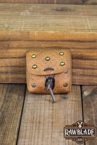 Etui na monety Lancaster - brązowe - Celtic Webmerchant
