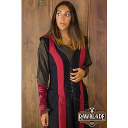 Arylith Archer Cotton Tunic - Black/Red - Celtic Webmerchant