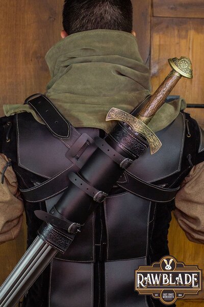 Astrid Back scabbard - Black - Celtic Webmerchant