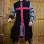 Tabard de Chevalier Croisé - Noir/Rouge - Celtic Webmerchant