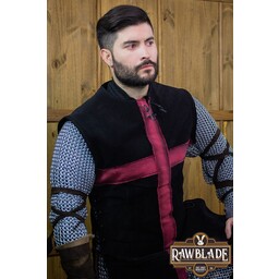 Tabard de Chevalier Croisé - Noir/Rouge - Celtic Webmerchant