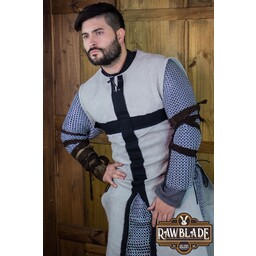 Tabard de Chevalier Croisé - Gris/Noir - Celtic Webmerchant