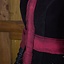 Tabard de Chevalier Croisé, Femme - Noir/Rouge - Celtic Webmerchant