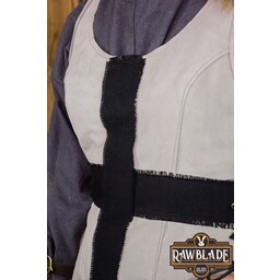 Crussader Knight Tabard, Kvinde - Grå/Sort - Celtic Webmerchant