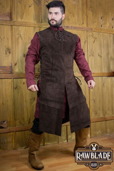 John Splitleather Tabard - Brun - Celtic Webmerchant