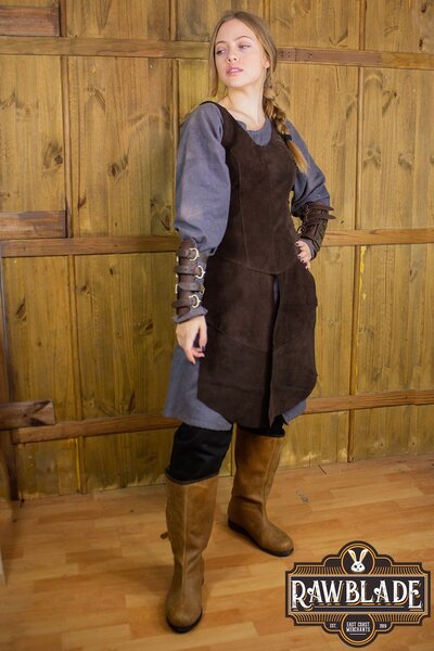Joanne Spaltleder Wappenrock - Braun - Celtic Webmerchant