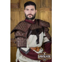 Evan Forstærkede Pauldrons - Brun - Celtic Webmerchant