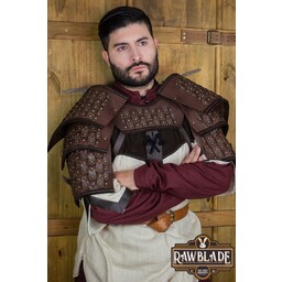 Evan Forstærkede Pauldrons - Brun - Celtic Webmerchant