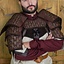 Evan Forstærkede Pauldrons - Brun - Celtic Webmerchant