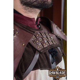 Evan Forstærkede Pauldrons - Brun - Celtic Webmerchant