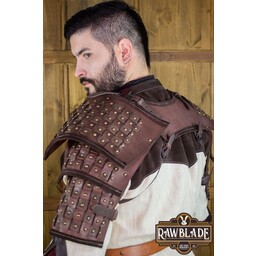 Evan Forstærkede Pauldrons - Brun - Celtic Webmerchant