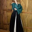 Isabela Deluxe Dobbeltnederdel - Sort - Celtic Webmerchant