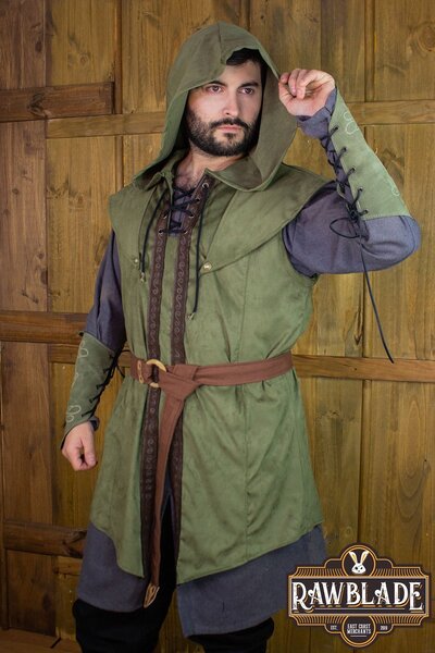 Karanthir Tunika Wildleder - Grün - Celtic Webmerchant