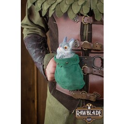 Pouch with rabbit Roger - Green - Celtic Webmerchant