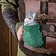 Rawblade Beutel mit Kaninchen Roger - Grün - Celtic Webmerchant
