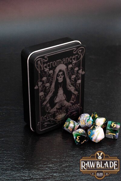Dobbelstenenset - Necromancers - Celtic Webmerchant