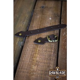 Pasek z klamrą - Brązowo-Złoty - Celtic Webmerchant