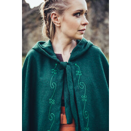 Manteau brodé Damia, vert - Celtic Webmerchant