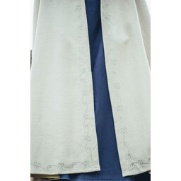 Mantello ricamato Damia, crema - Celtic Webmerchant