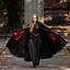 Embroidered cloak Damia, black - Celtic Webmerchant