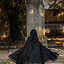 Embroidered cloak Damia, black - Celtic Webmerchant