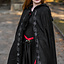 Embroidered cloak Damia, black - Celtic Webmerchant