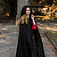 Embroidered cloak Damia, black - Celtic Webmerchant