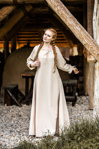 Kjole Alina, naturlig - Celtic Webmerchant