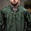 Pirate shirt with laces, green - Celtic Webmerchant