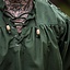 Pirate shirt med snørebånd, grøn - Celtic Webmerchant
