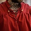 Camicia pirata con lacci, rosso - Celtic Webmerchant